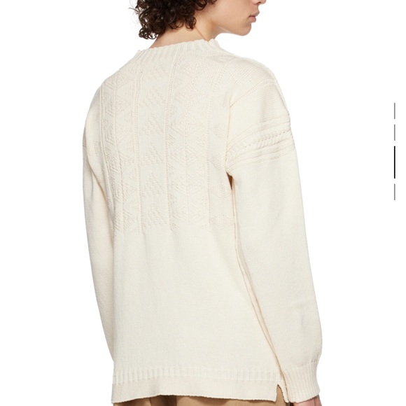 Maison Margiela Off-white Cable-knit Sweater (size L) - Picture 7 of 10